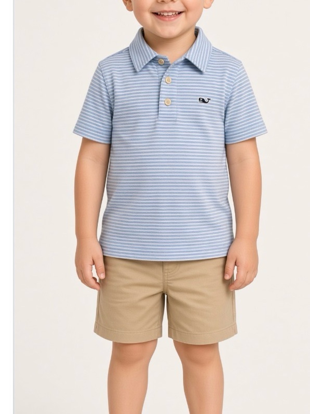 VINEYARD VINES Boys' Winstead Stripe Sankaty Performance Polo size 3T